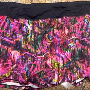 Lululemon size 18 tall retired hyperflow pink skort in excellent shape.